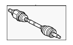 49501R0300 - Suspension: Axle Assembly for Kia Image