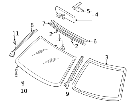 Reveal Moldings for 2003 INFINITI I35 #0
