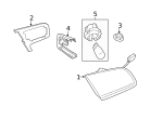 7147169847 - Electrical: Tail Light Nut for BMW Image
