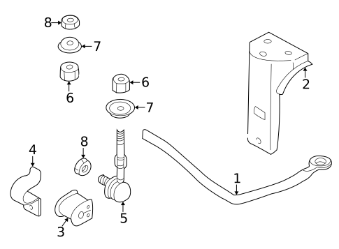 Rear Suspension for 2002 Volvo V40 #2