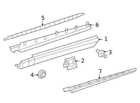 Running Board for 2009 Mercedes-Benz ML63 AMG #0