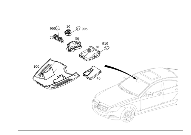 9009315 - Electrical System: Control Unit for Mercedes-Benz Image image
