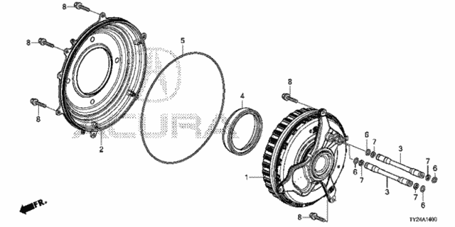 AT Clutch Assy. (DCT) for 2020 Acura RLX #0