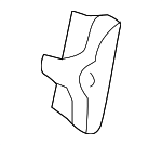 F1TZ78427A48AA - Body: Support Cylinder Lower Bracket for Ford: Explorer Sport | Mercury: Mountaineer Image