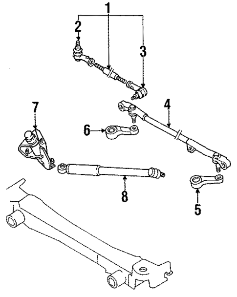 Steering Linkage for 1995 Isuzu Rodeo | Isuzu Parts Center