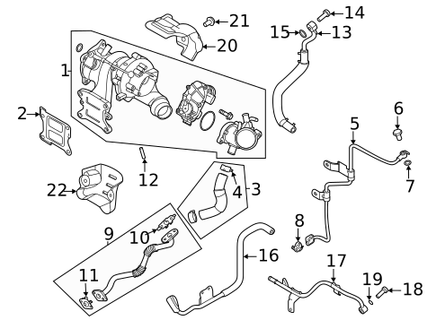 Turbo Charger for 2024 Kia Sorento #0