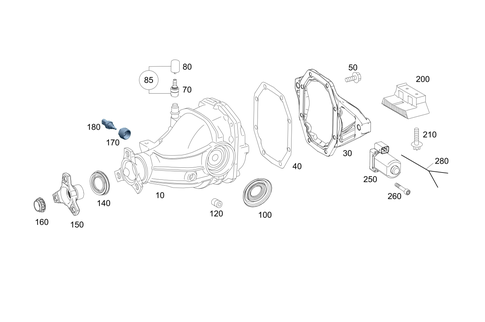 Rear Axle Differential for 2019 Mercedes-Benz GLC63 AMG #0