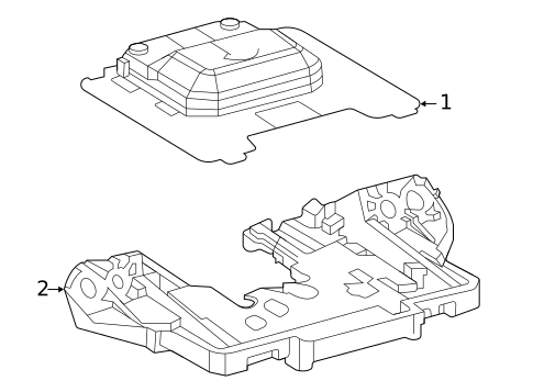 Navigation System Components for 2023 Toyota Venza #0
