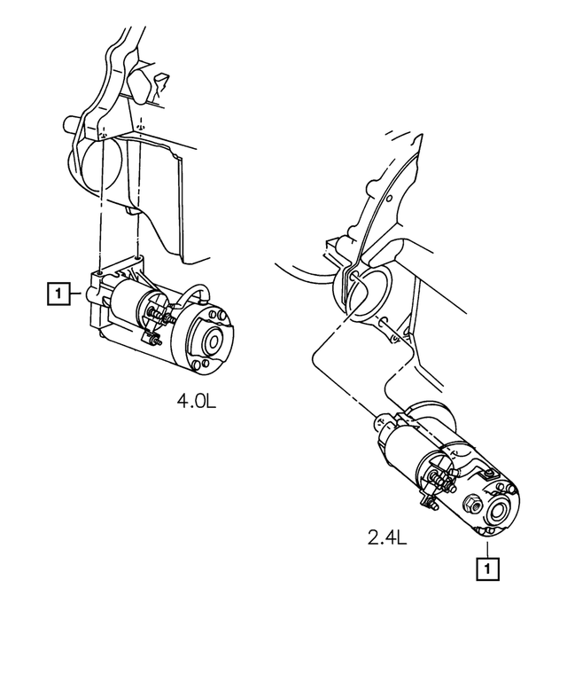 56041914AC - Electrical: Engine Starter for Mopar Image image