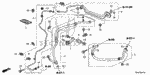 80361TS9A00 - Body/Air Conditioning: STAY, AIR CONDITIONER PIPE for Honda Image