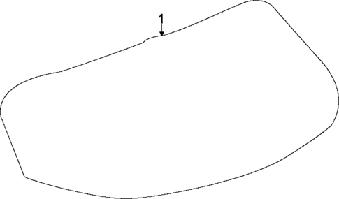 Glass - Lift Gate for 2025 Buick Envista #0