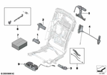 52209181793 - Seats: Drive, Longitudinal Seat Adjustment Left for BMW: 740i, 740LdX, 740Li, 740LiX, 750i, 750iX, 750Li, 750LiX, 760Li, BMW ALPINA B7, BMW ALPINA B7L, BMW ALPINA B7LX, BMW ALPINA B7X, Hybrid 7, Hybrid 7L Image image