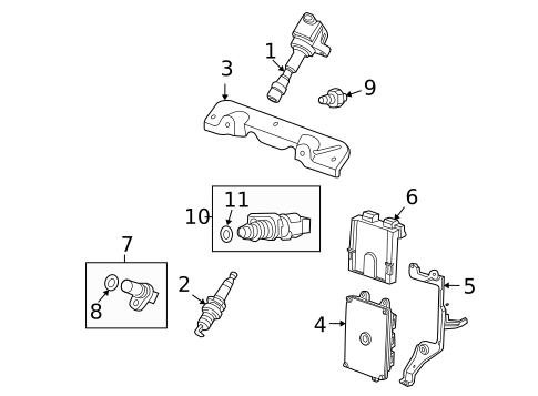 Powertrain Control for 2011 Honda Fit #0