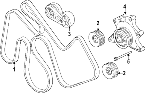 Belts & Pulleys for 2023 Ford F-250 Super Duty #0