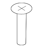 62117062737 - Body: Bumper Cover Retainer Screw for BMW: 1 Series M, 128i, 135i Image