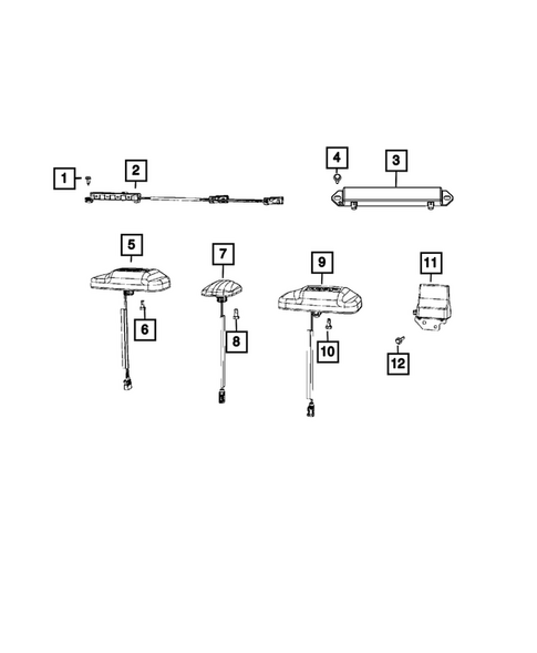 Radio, Antenna, Speakers, DVD, and Video systems for 2025 Jeep Gladiator #2
