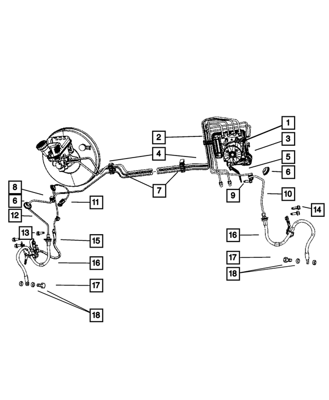 1BP02170AA - Brakes: Anti-lock Brakes Sensor, Bproauto, Left for Mopar Image image