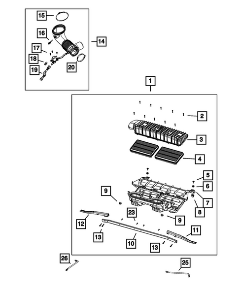 Air Cleaner for 2023 Ram 1500 #3