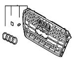 8W6853651ATRP5 - Body: Grille for Audi Image