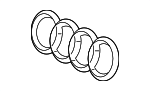 8W6853736A2ZZ - Accessories: Grille Emblem for Audi Image