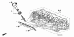 30511RNAA01 - Engine: INSULATOR, COIL HEAT for Honda Image