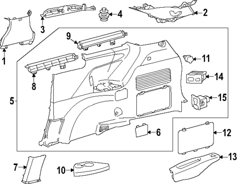 Interior Trim - Side Panel for 2025 Toyota Sienna #0