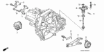 22825PX5A00 - Transmission - Manual: BOLT, RELEASE FORK for Honda Image