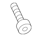 99991923409 - Body: Mirror Cover Screw for Porsche: 911, Cayenne, Cayman Image