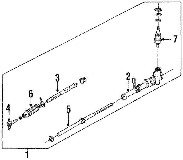 GN5232110C - : Rack And Pinion Assembly for Mazda Image
