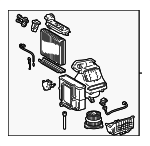 8703052091 - : 2004-2005 Toyota Echo - Evaporator Assembly for Toyota: Echo Image