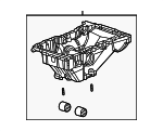 68449686AB - Engine: Oil Pan for Mopar Image