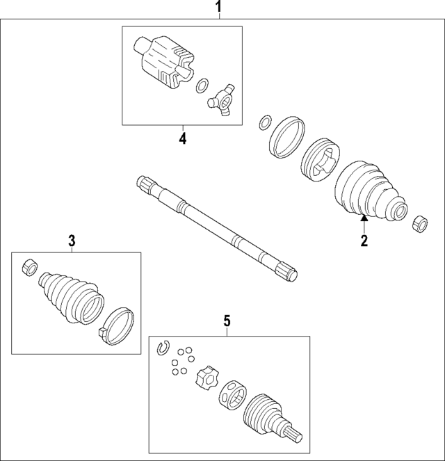 85633084 - Front Drive Axle: Inner Cv Joint Boot for GM Image