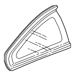 73560S3MA01 - : Quarter Glass for Acura Image