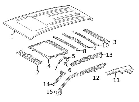 Roof & Components for 2022 Toyota RAV4 #2