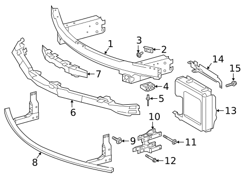 Bumper & Components - Front for 2023 Toyota GR Supra #2