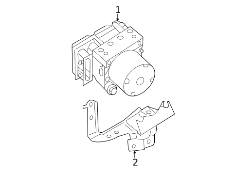 ABS Components for 2015 Nissan Rogue #0