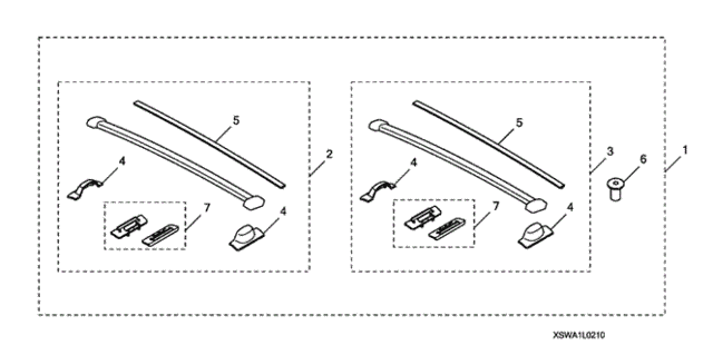 Roof Rack (-'09) for 2007 Honda CR-V #0