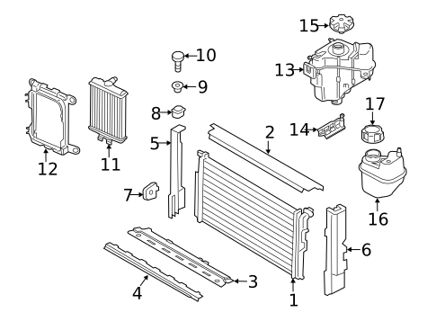 Radiator & Components for 2017 BMW 340i GT xDrive #0