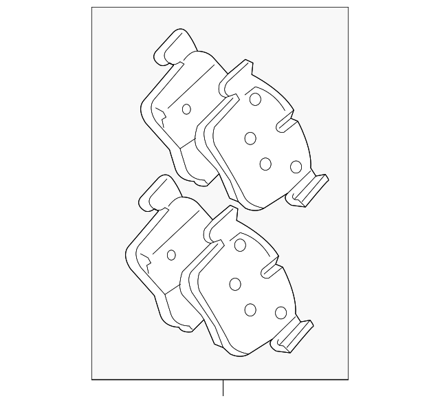 2021-2025 Jaguar F-Pace Disc Brake Pad Set T4A46895 | OEM Parts Online