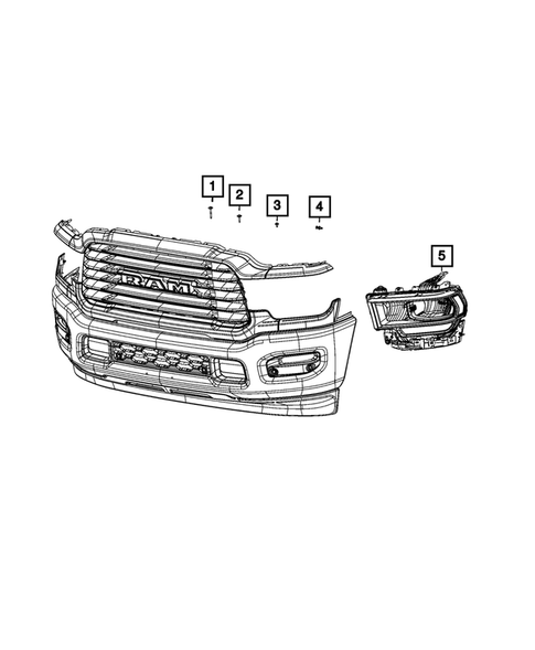 Lamps, Interior and Exterior for 2021 Ram 2500 #7