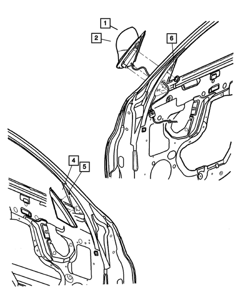 Exterior Mirror for 2009 Chrysler PT Cruiser #0