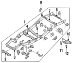 5010062G00 - Body: Frame Assembly for Nissan: Pathfinder Image