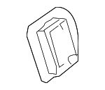 1J0864203CUH8 - Body: Tie Down Hook for Volkswagen: Golf, Jetta, Passat Image