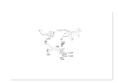 Engine Attachment Parts for 2020 Mercedes-Benz S450 #0