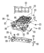 4884889AA - Engine 2.4L Four Cylinder: Bolt, Mounting for Mopar Image