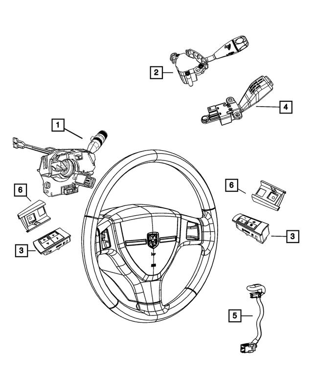 68040070AA - Electrical: Speed Control Switch for Mopar Image image