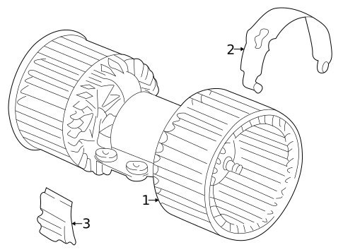 Blower Motor & Fan for 2000 BMW Z8 #0
