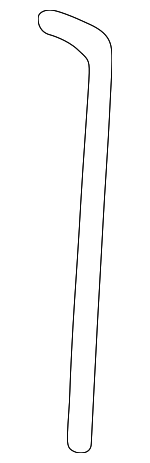 25665409 - Cooling System: Overflow Hose for Cadillac: DeVille | Oldsmobile: Aurora | Pontiac: Bonneville Image