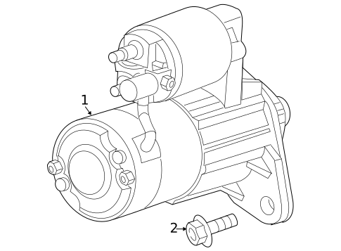 Starter for 2008 Chrysler PT Cruiser #0