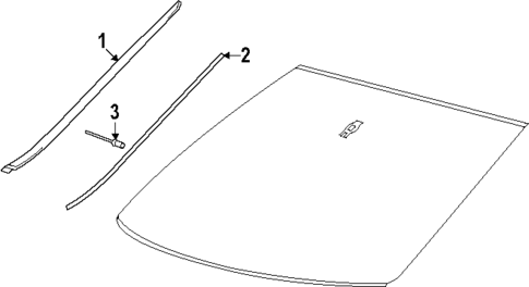 Reveal Moldings for 2024 Porsche Cayenne #0